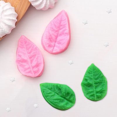 Молд 2 части 5*3*2 см Лист розы 2581354
