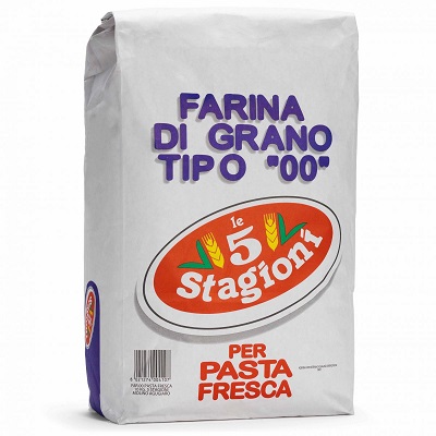 Мука Le 5 Stagioni из мягких сортов пшеницы типа 00 Голд (красный лейбл), 25 кг