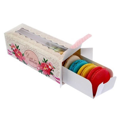 Коробочка д/кондитерских изделий Для тебя 18*5,5*5,5 см 1253085
